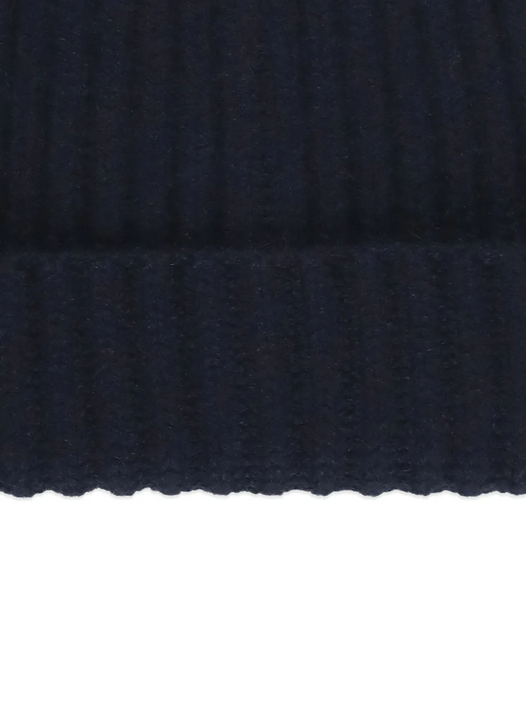 Barna Cashmere Ribbed Beanie Hat