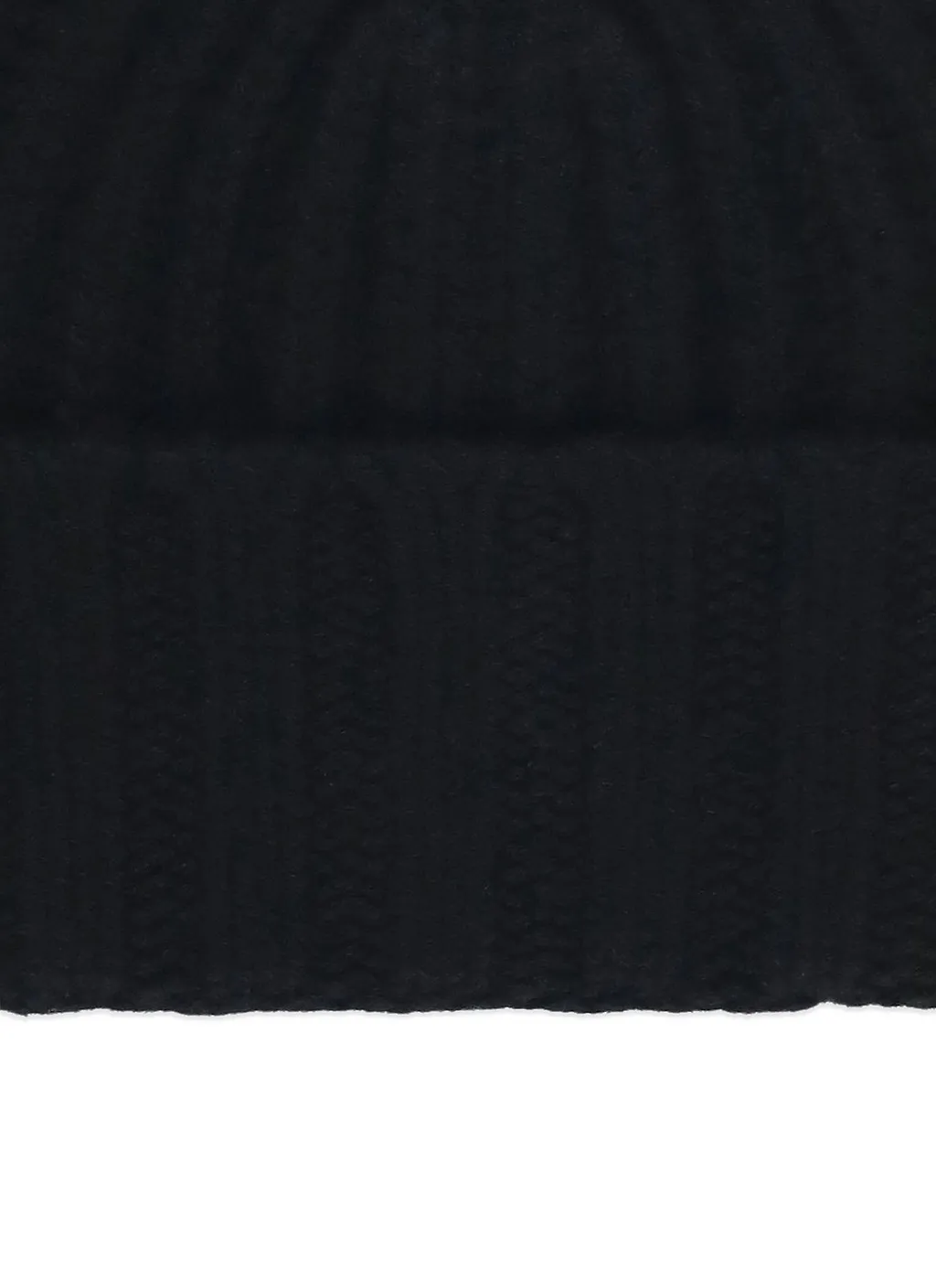 Barna Cashmere Ribbed Beanie Hat