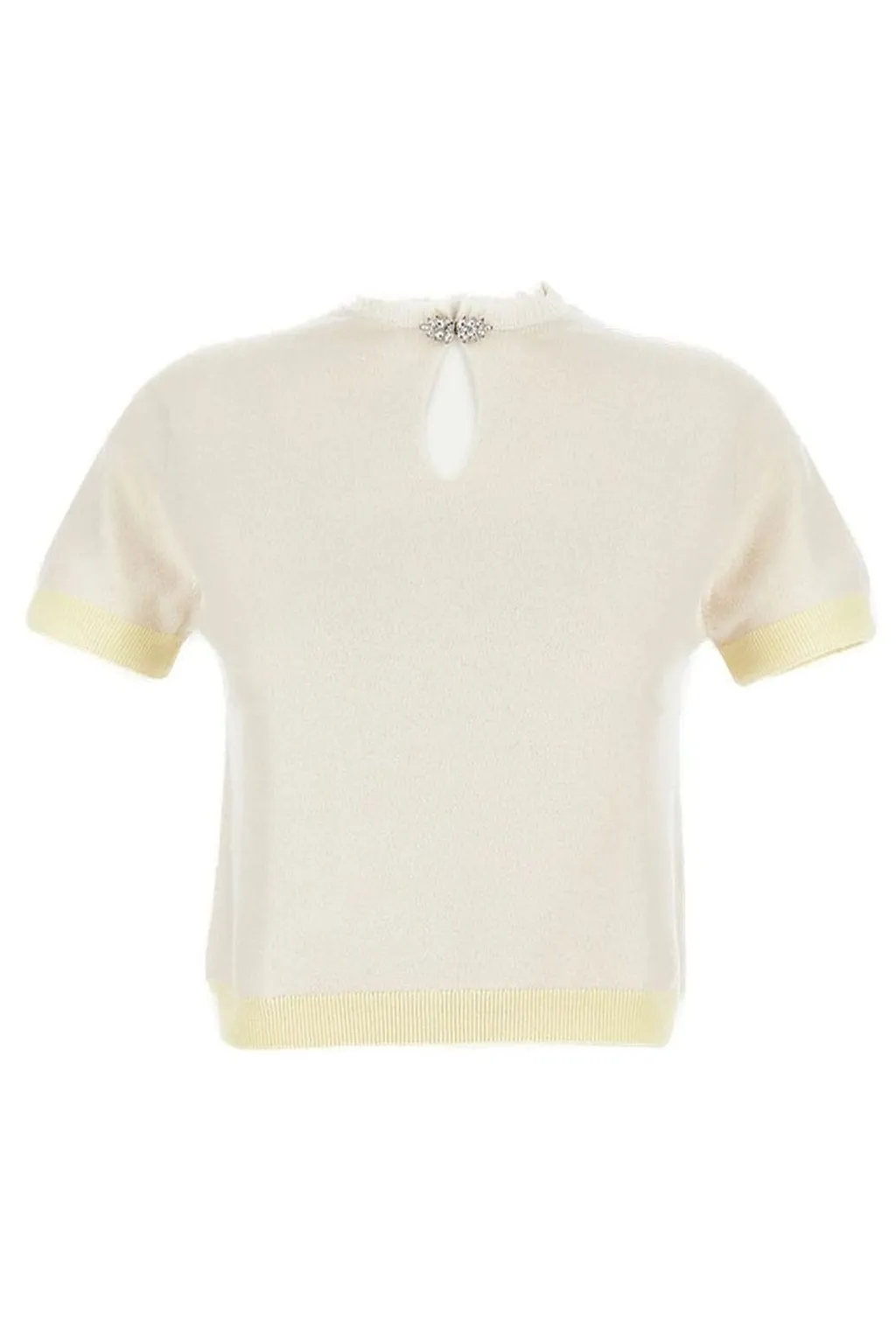 Barrie Jewelled Detailed Knit Top