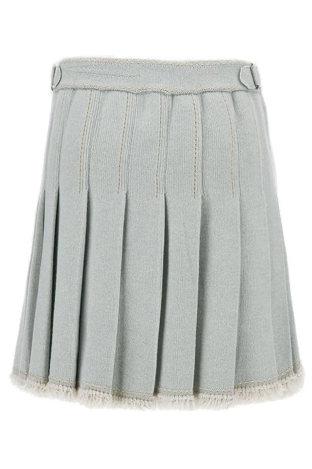 Barrie Pleated Knit Skirt