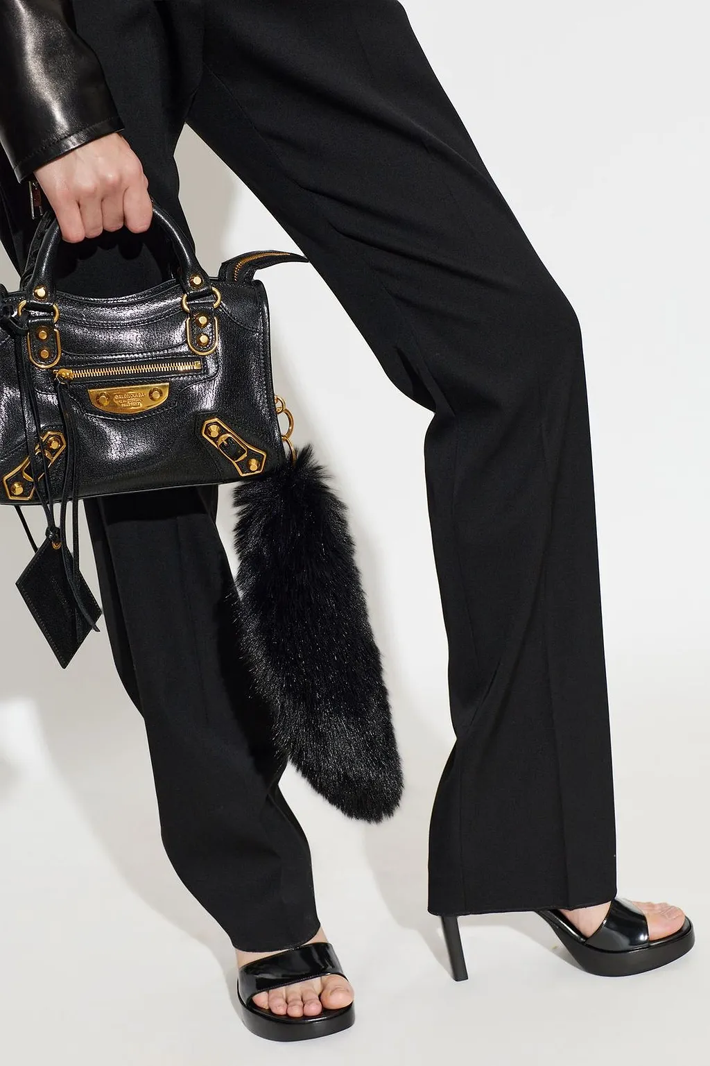 Faux Fur Bag Keychain