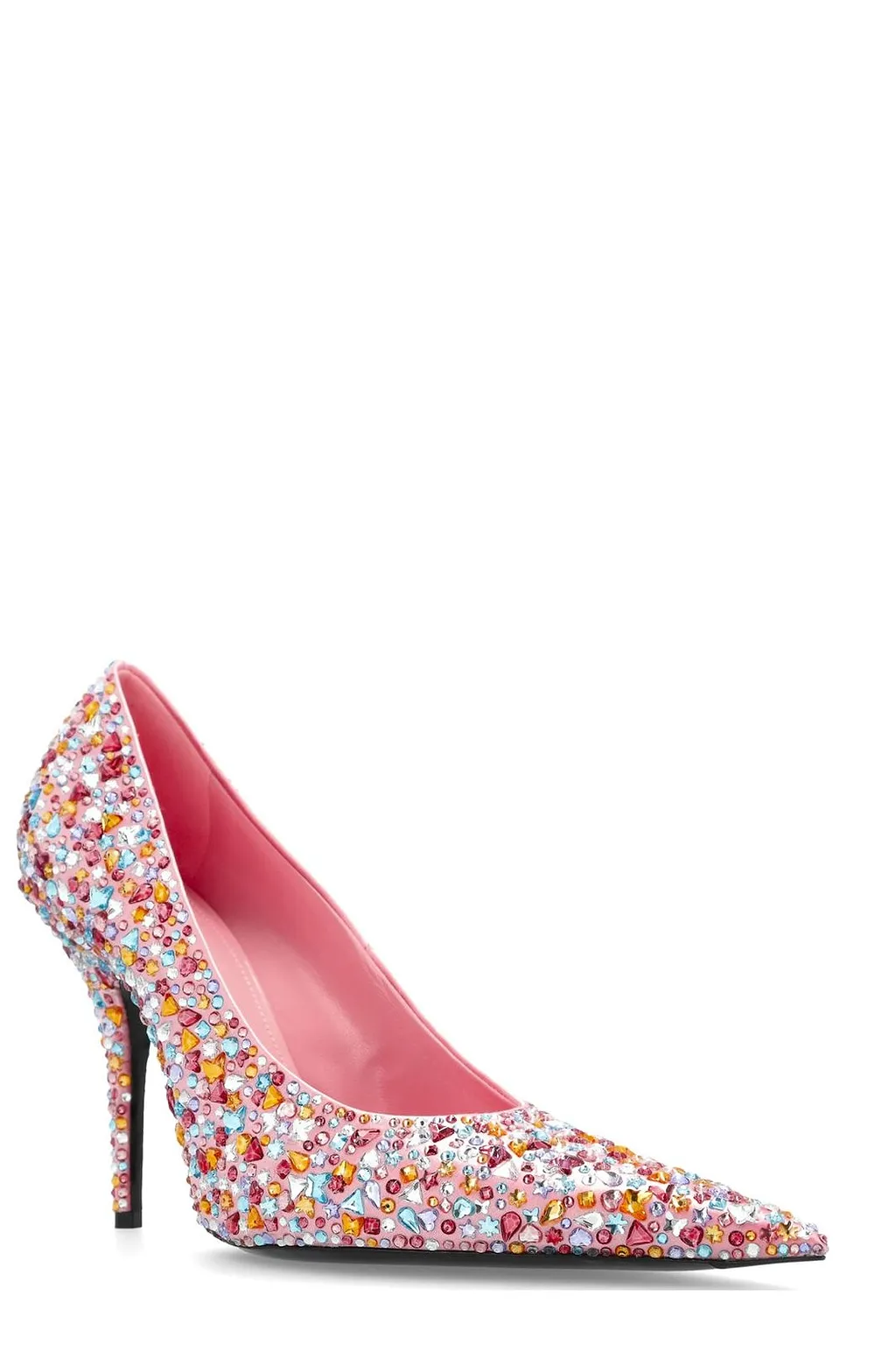 Gem Pointed-Toe Pumps