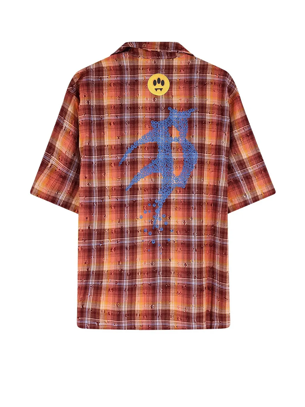 Barrow Distressed Check Bowling Shirt