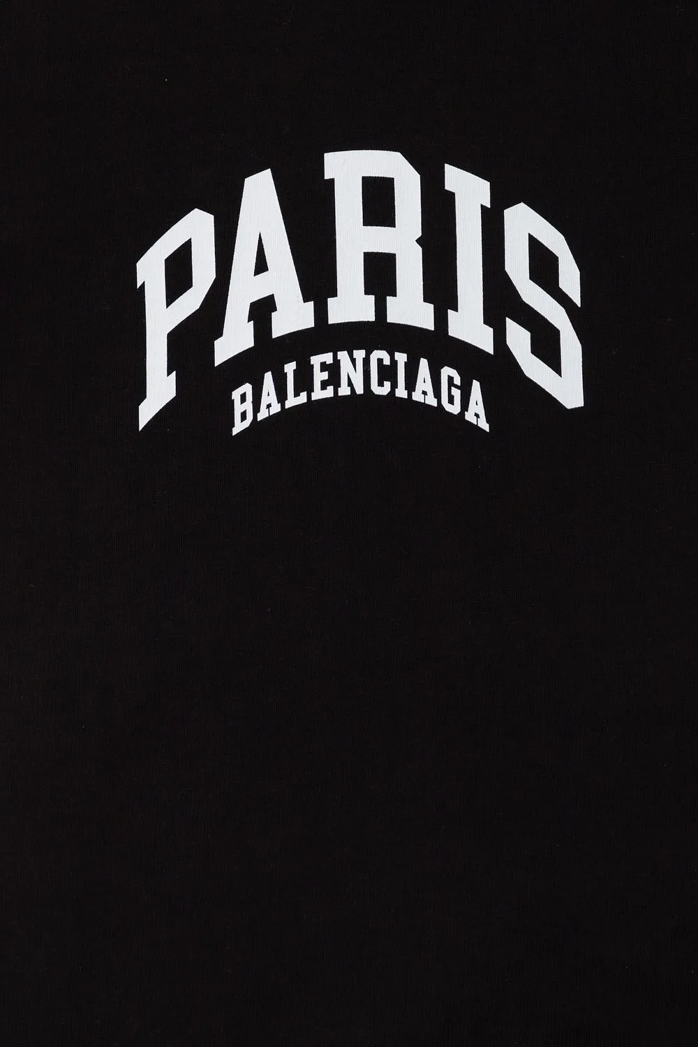 Kids Paris Logo Printed Crewneck T-Shirt