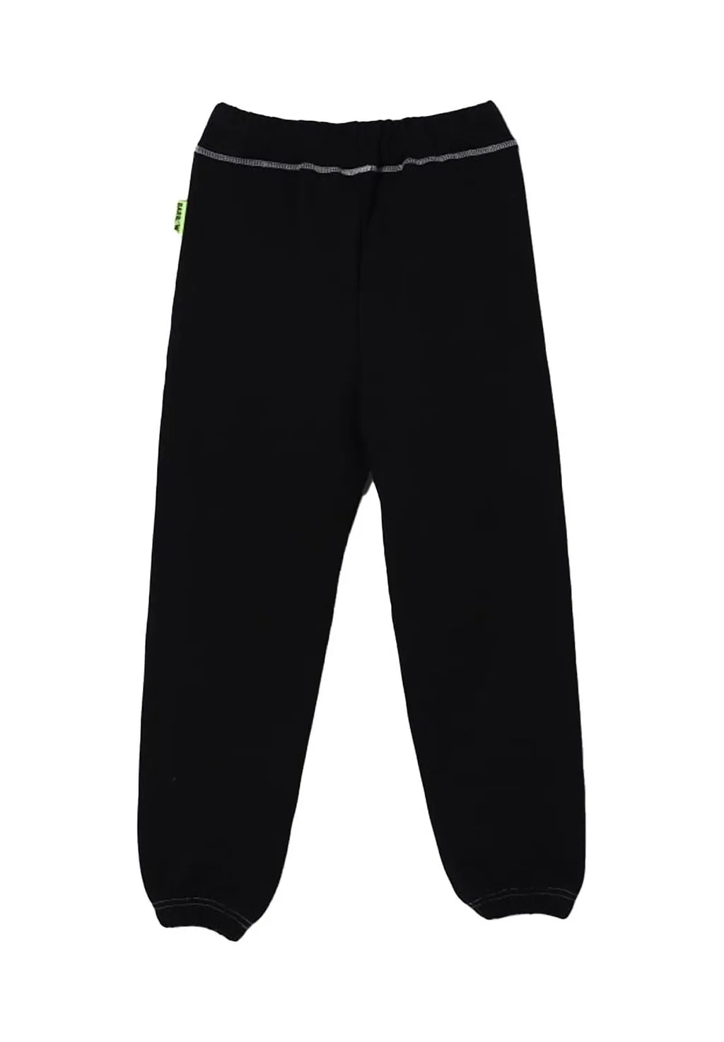 Barrow Kids Logo Patch Tapered-Leg Pants