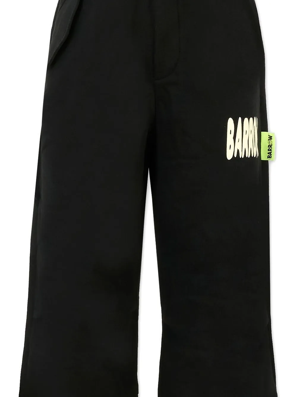 Barrow Kids Logo Patch Straight-Leg Pants