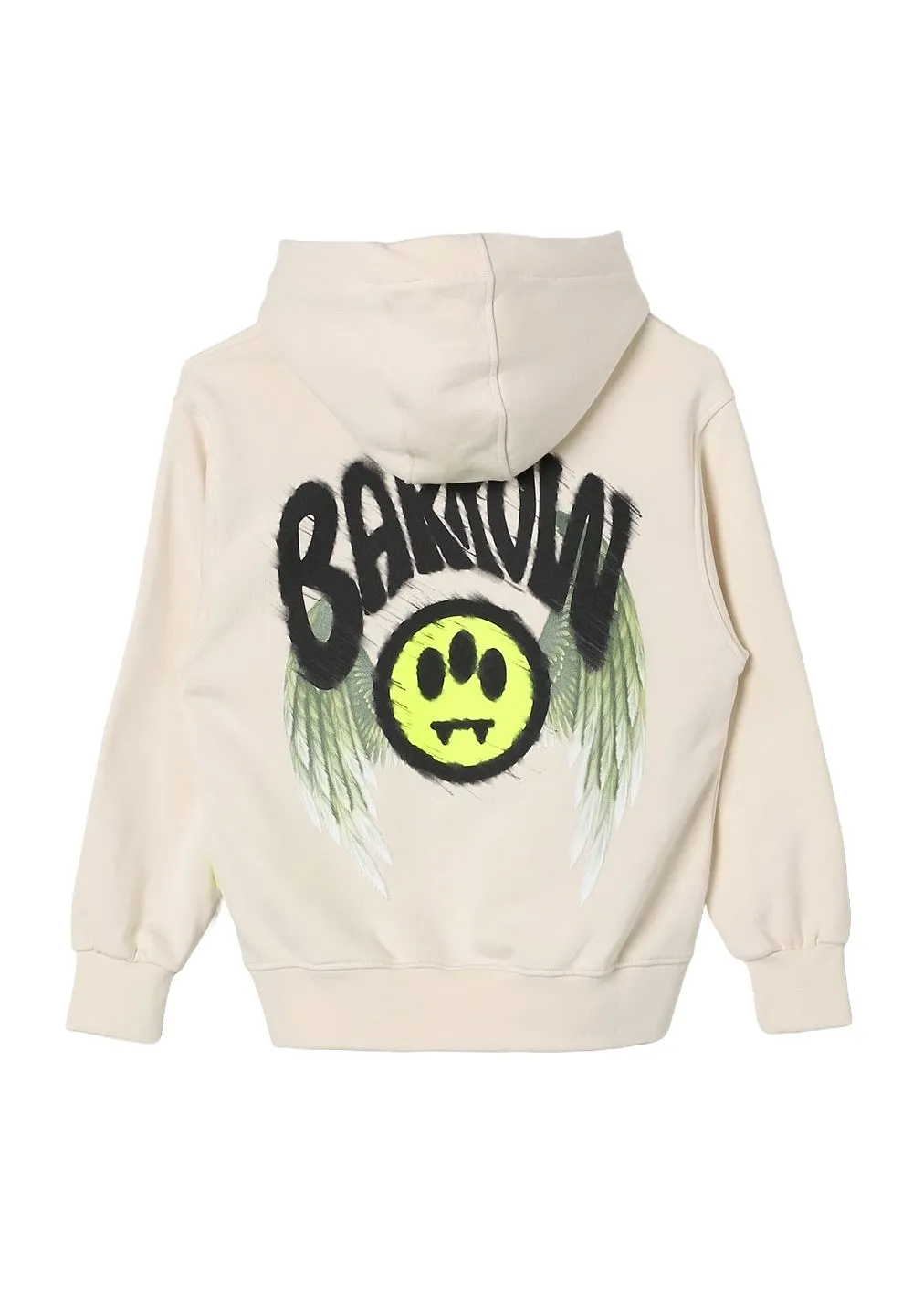 Barrow Kids Logo Printed Graffiti Effect Hoodie