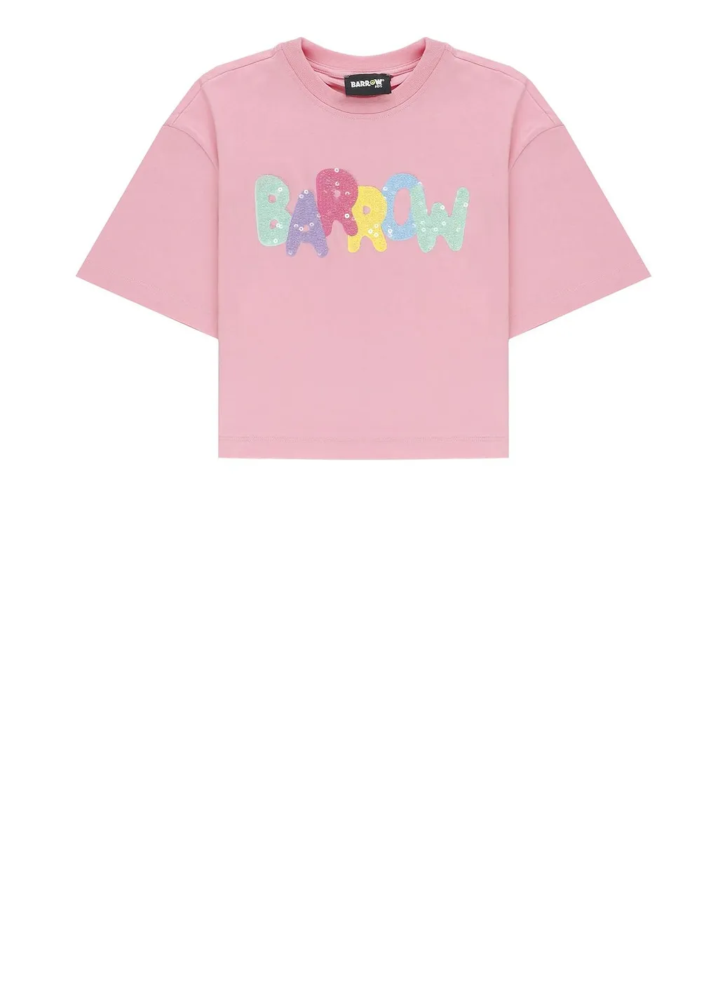 Barrow Kids Logo Sequin T-Shirts