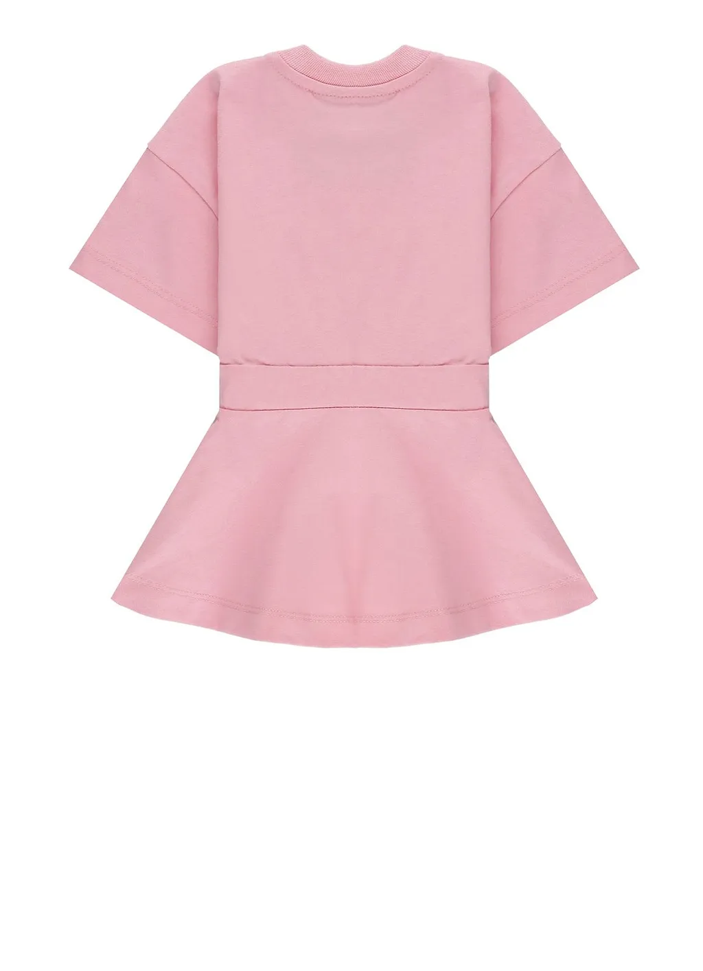 Barrow Kids Teddy Print Flared Dress