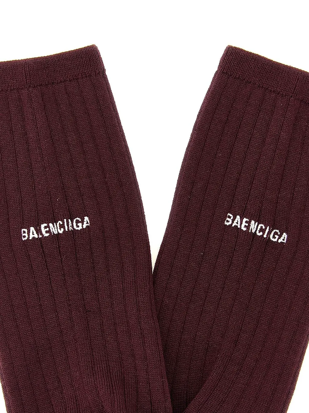 Logo Ribbed Socks