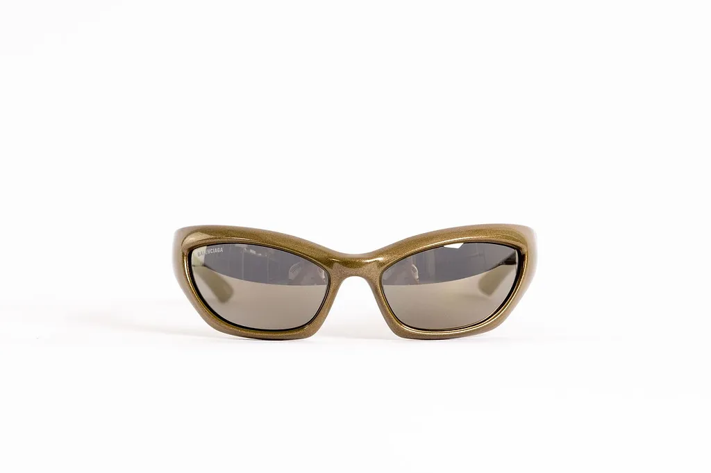 Oval-Frame Sunglasses