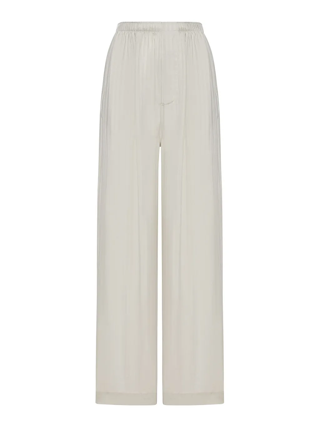 Pleated Wide-Leg Trousers