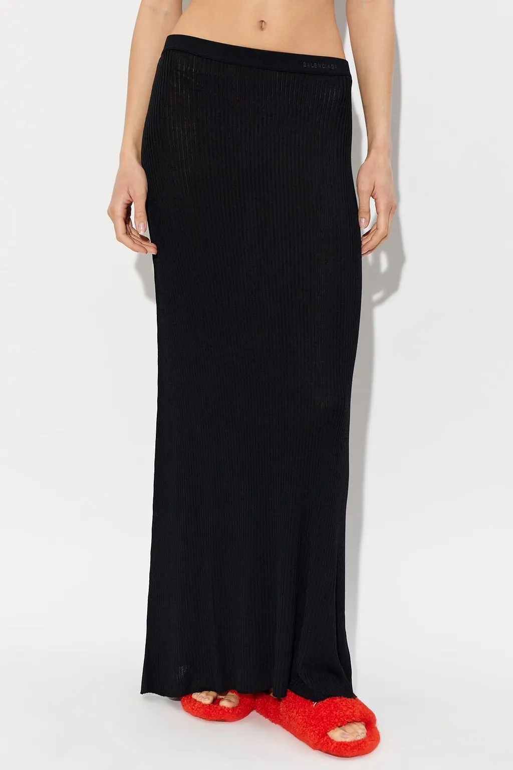 Ribbed Maxi Skirt
