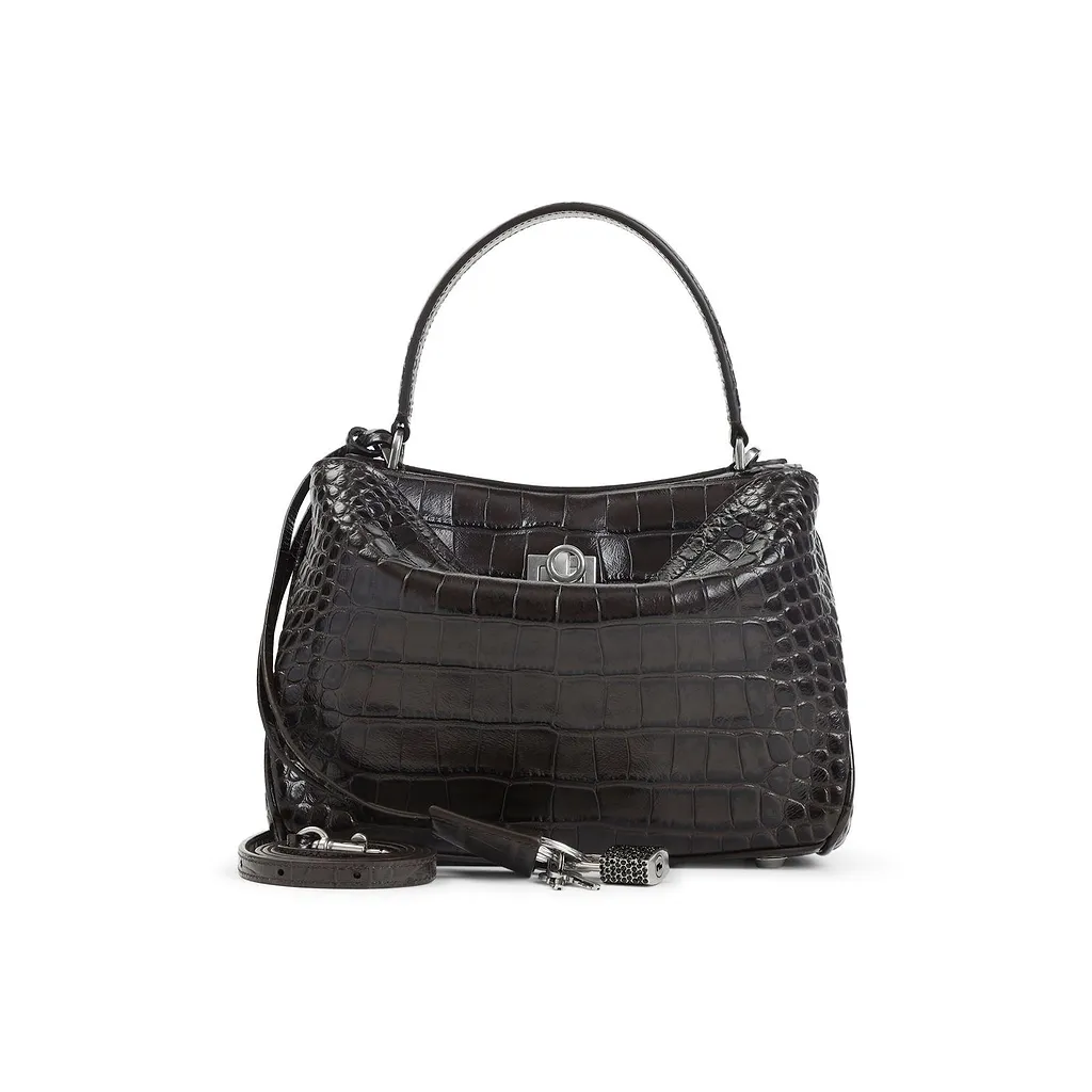 Rodeo Embossed Top Handle Bag