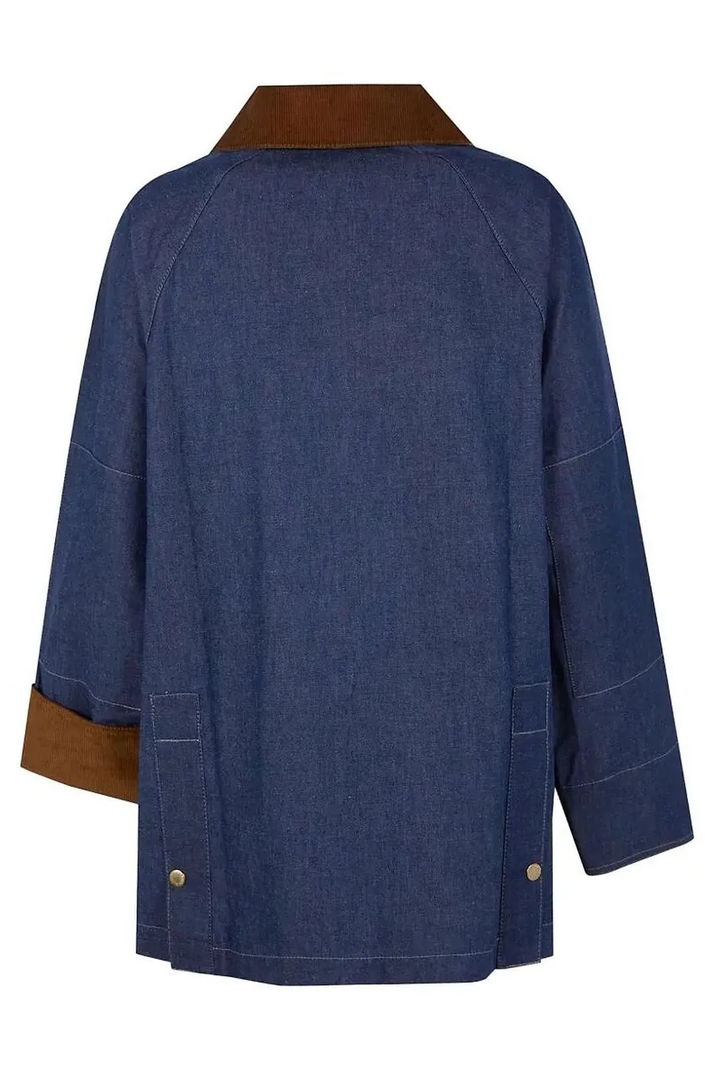 Barbour Asker Buttoned Denim Coat