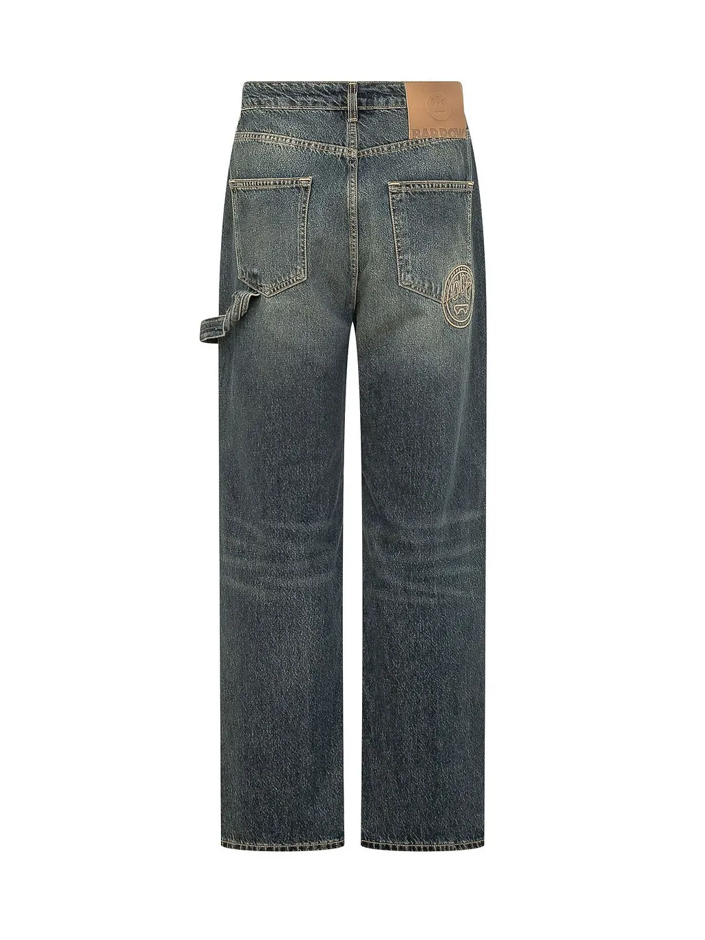 Barrow Logo Straight-Leg Jeans