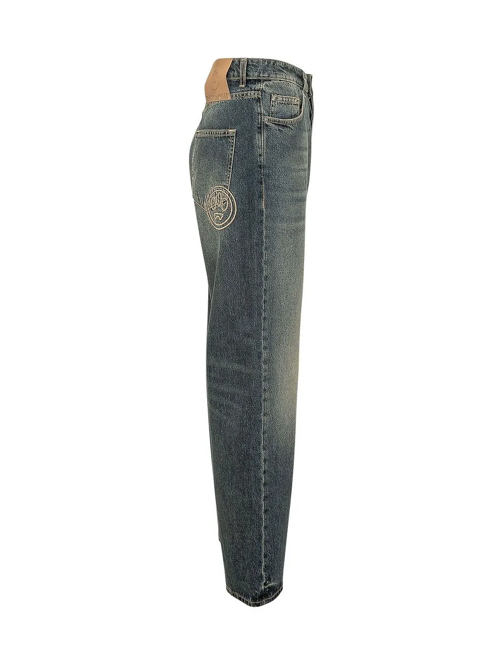 Barrow Logo Straight-Leg Jeans