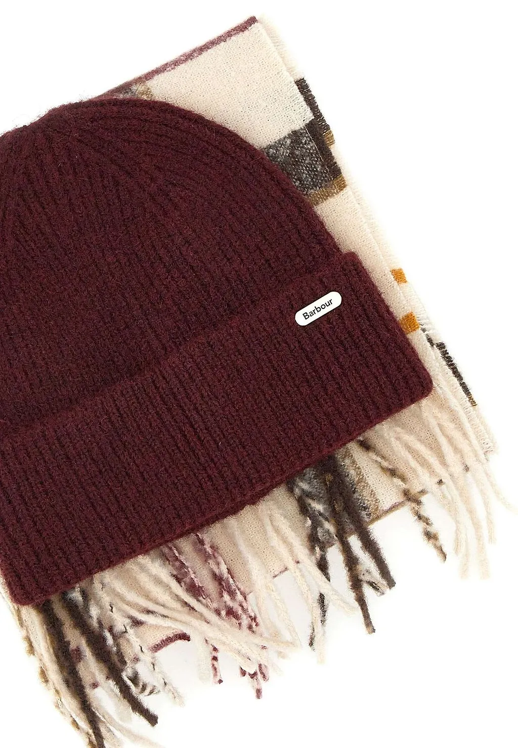 Barbour Beanie And Scarf Gift Set