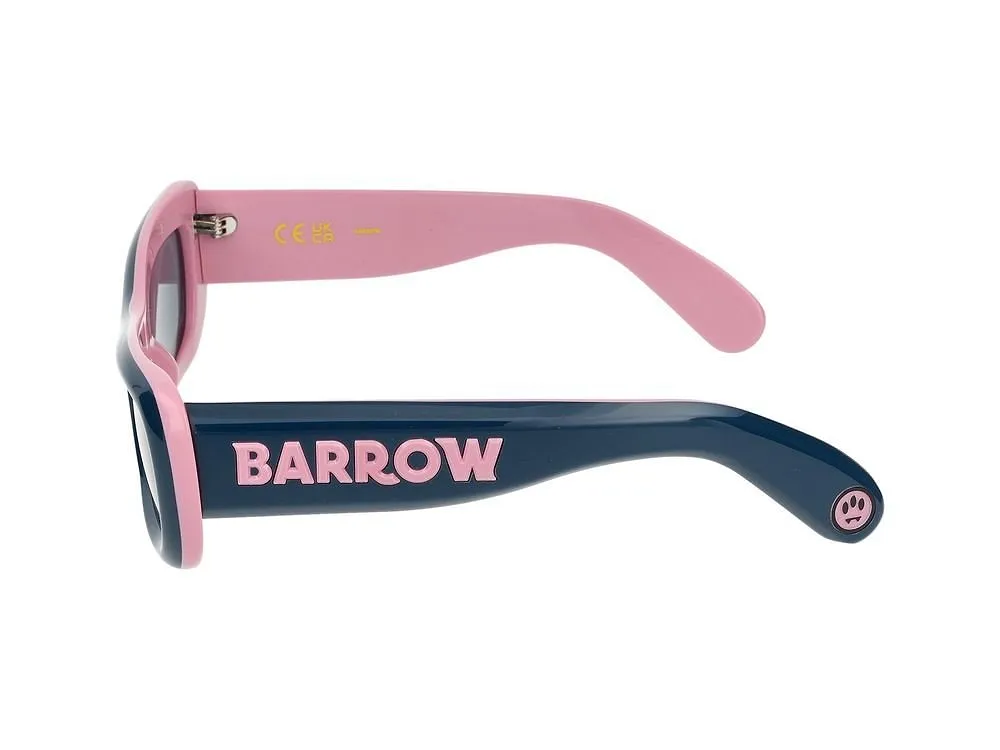 Barrow Rectangular Logo Sunglasses