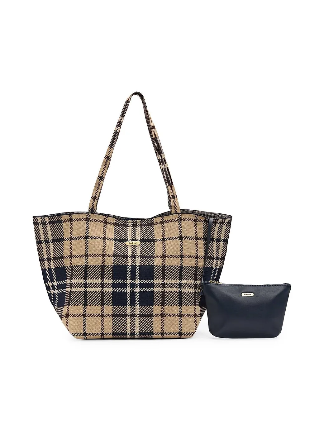Barbour Check Tote Bag