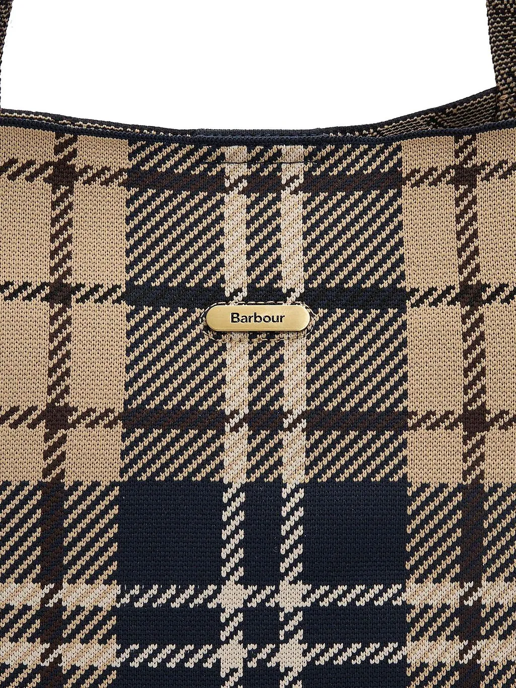 Barbour Check Tote Bag