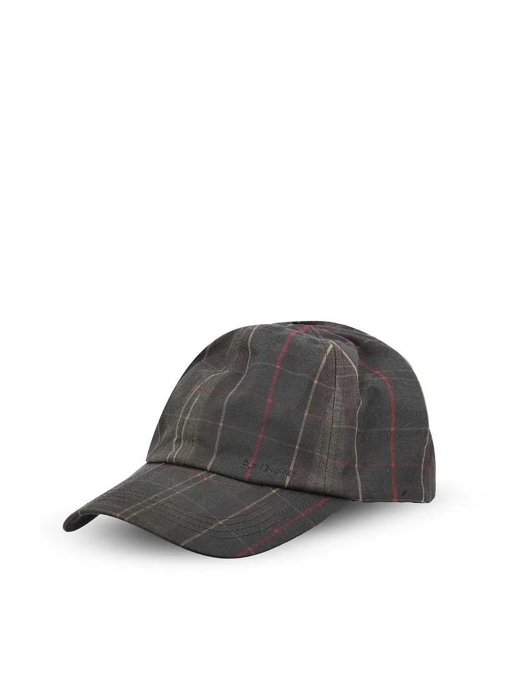 Barbour Checked Baseball Cap