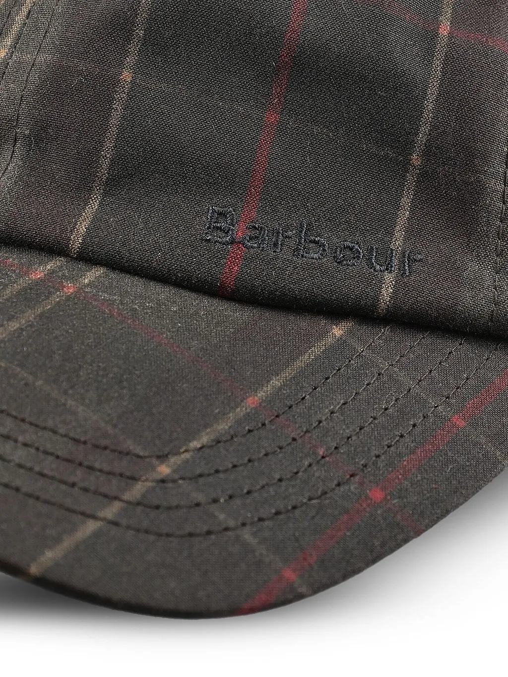 Barbour Checked Baseball Cap