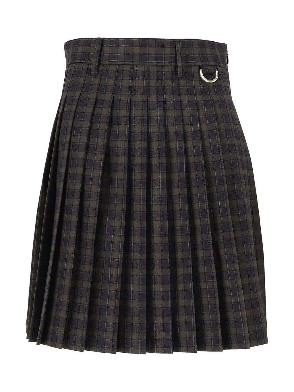 Barbour Checked Pleated Skirt