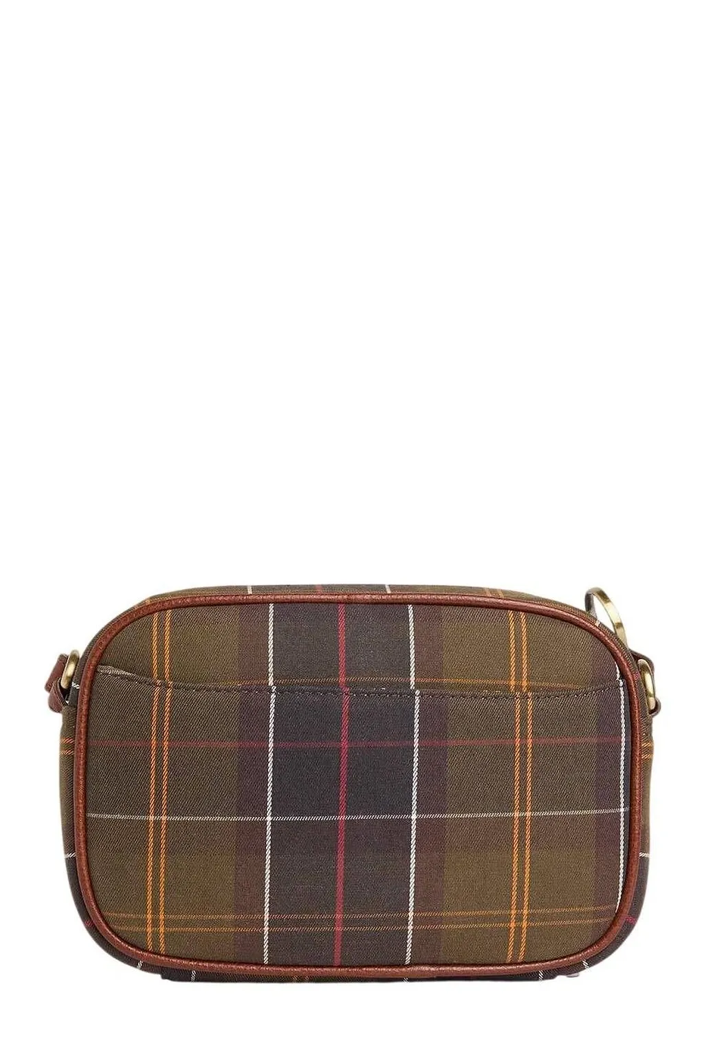 Barbour Checked Zipped Mini Crossbody Bag