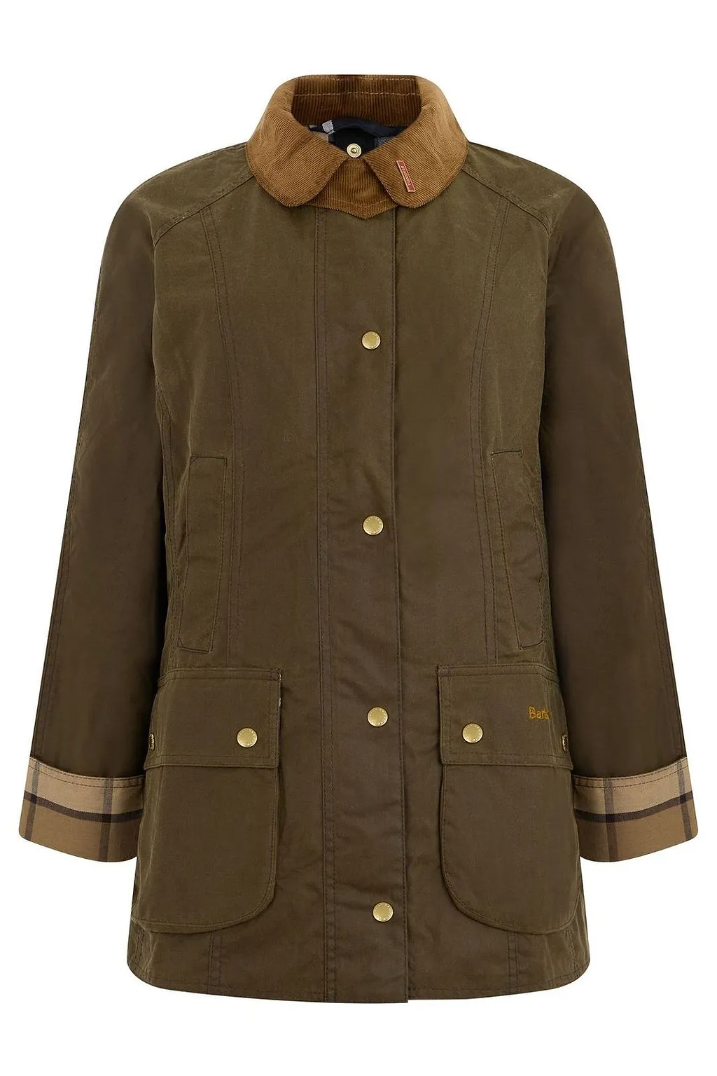Barbour Contrast Collar Field Jacket