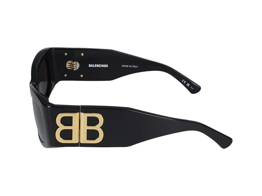 Eyewear Rectangular Logo Sunglasses