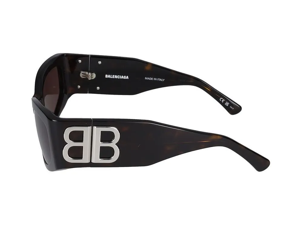 Eyewear Rectangular Logo Sunglasses