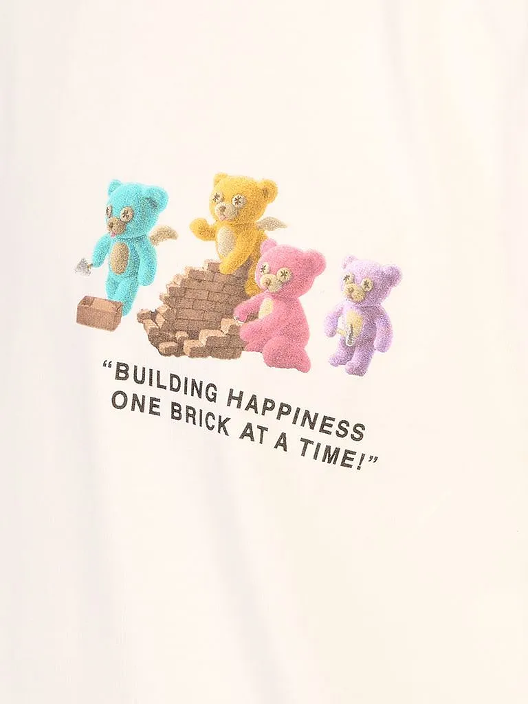 Barrow Teddy Bear Printed Jersey T-Shirt