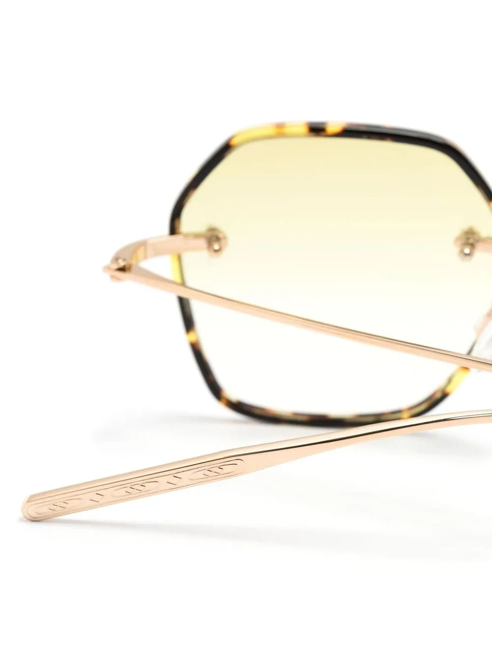 Barton Perreira Rhonda Geometric Frame Sunglasses
