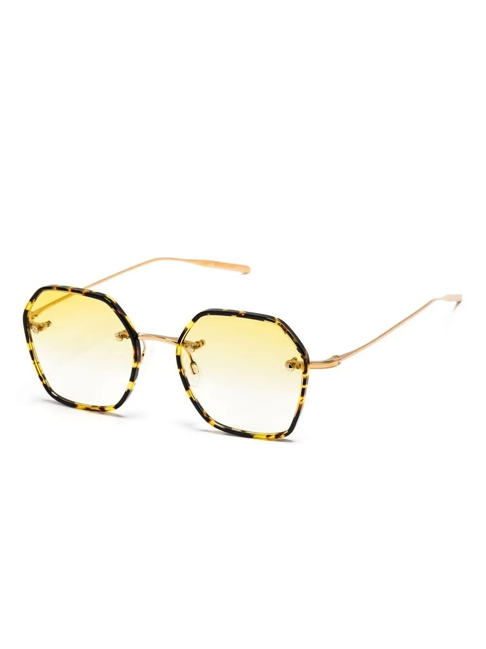 Barton Perreira Rhonda Geometric Frame Sunglasses