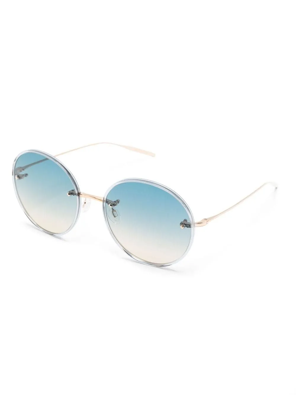 Barton Perreira Rigby Round Frame Sunglasses