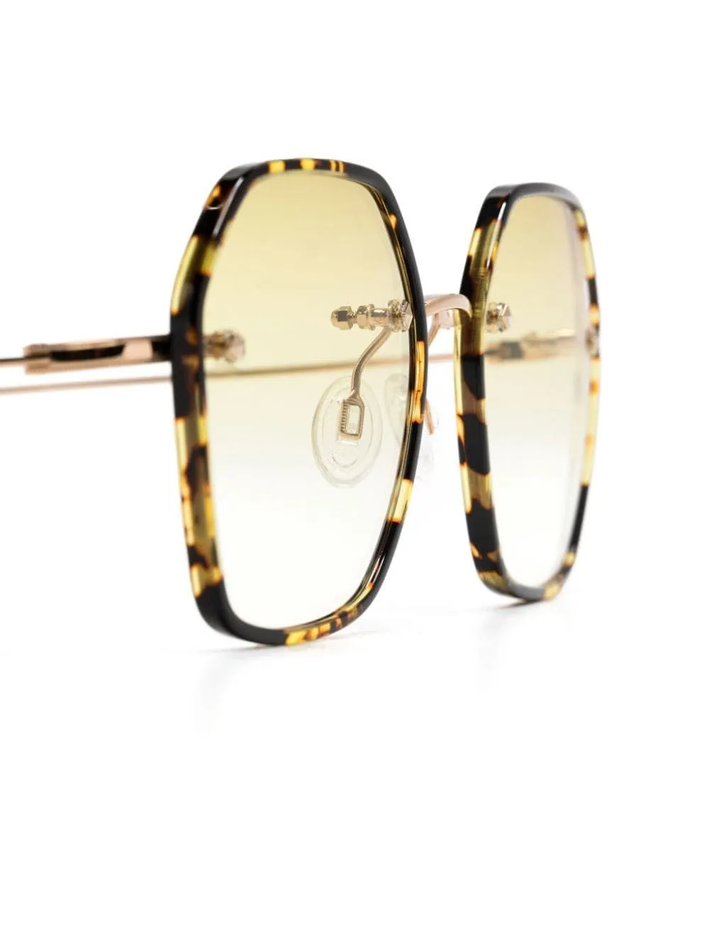 Barton Perreira Rhonda Geometric Frame Sunglasses