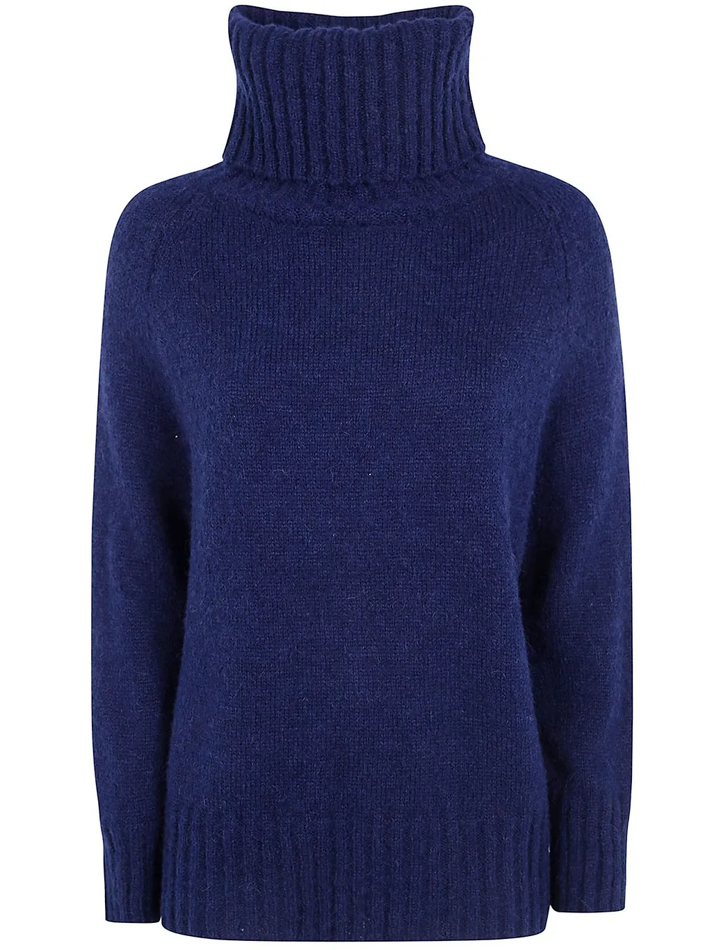 Base Ribbed Turtleneck Knitted Sweater