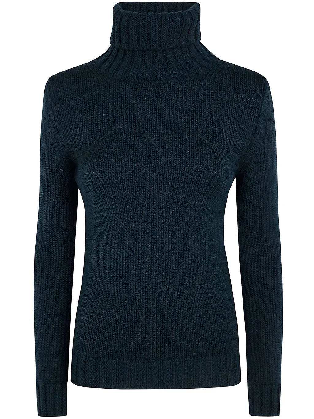 Base Ribbed Turtleneck Knitted Sweater