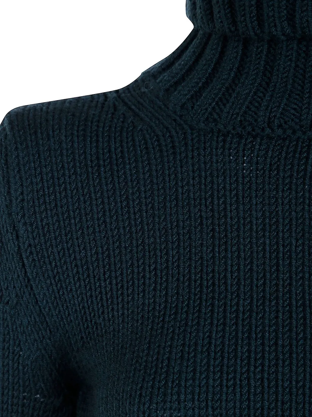 Base Ribbed Turtleneck Knitted Sweater