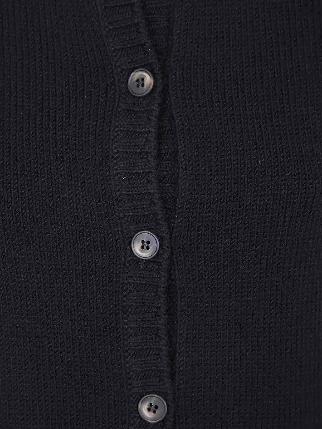 Base Round Neck Buttoned Cardigan