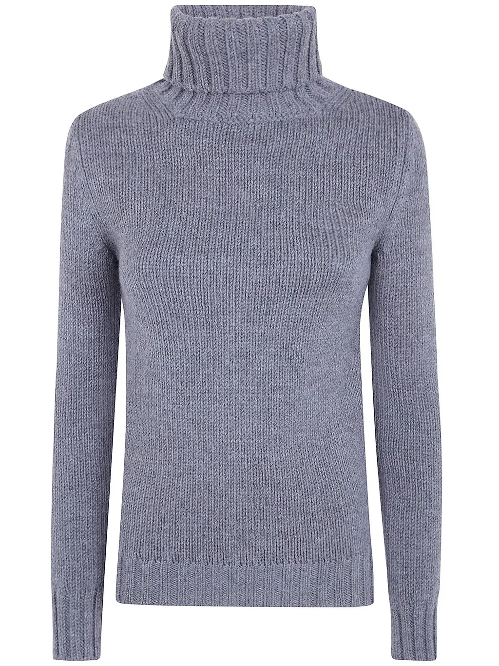 Base Ribbed Turtleneck Knitted Sweater