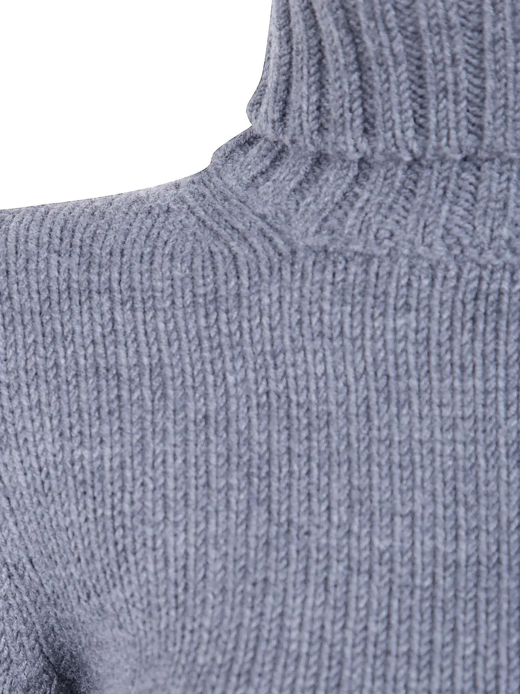 Base Ribbed Turtleneck Knitted Sweater