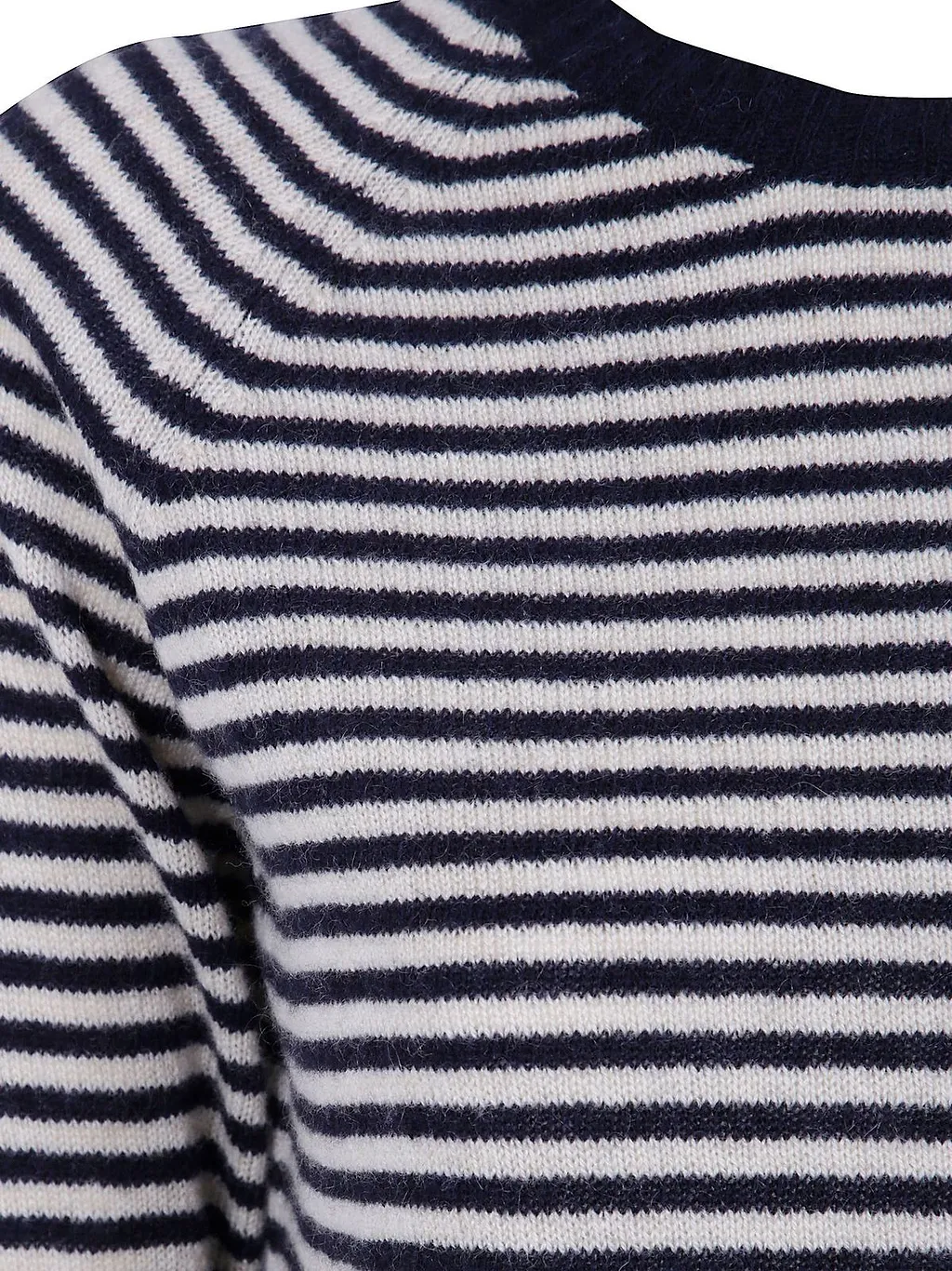 Base Striped Crew Neck Knitted Sweater
