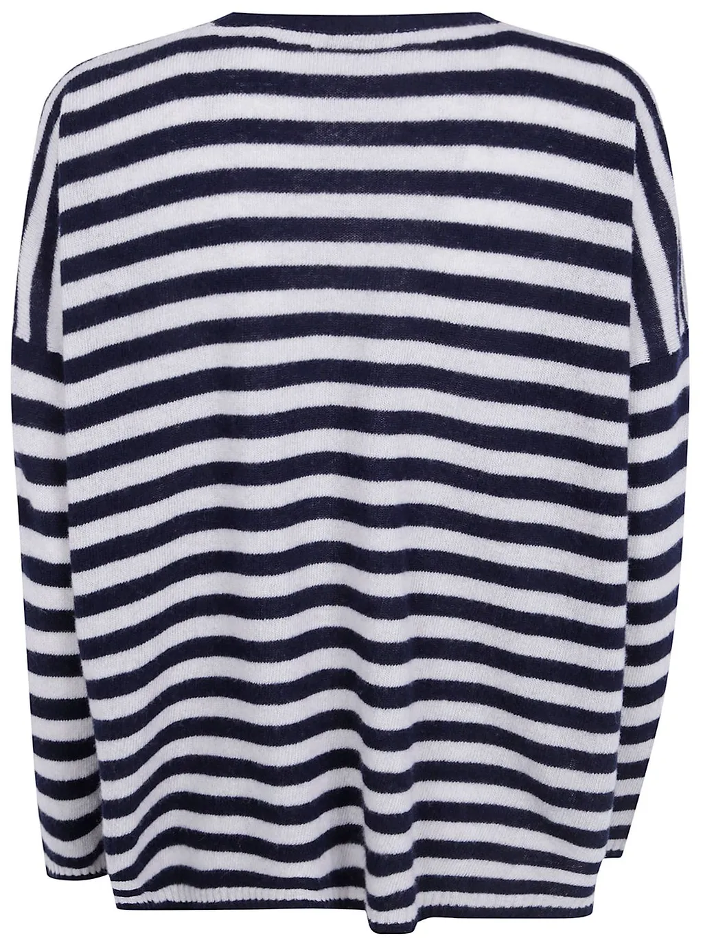 Base Striped Crew Neck Knitted Sweater
