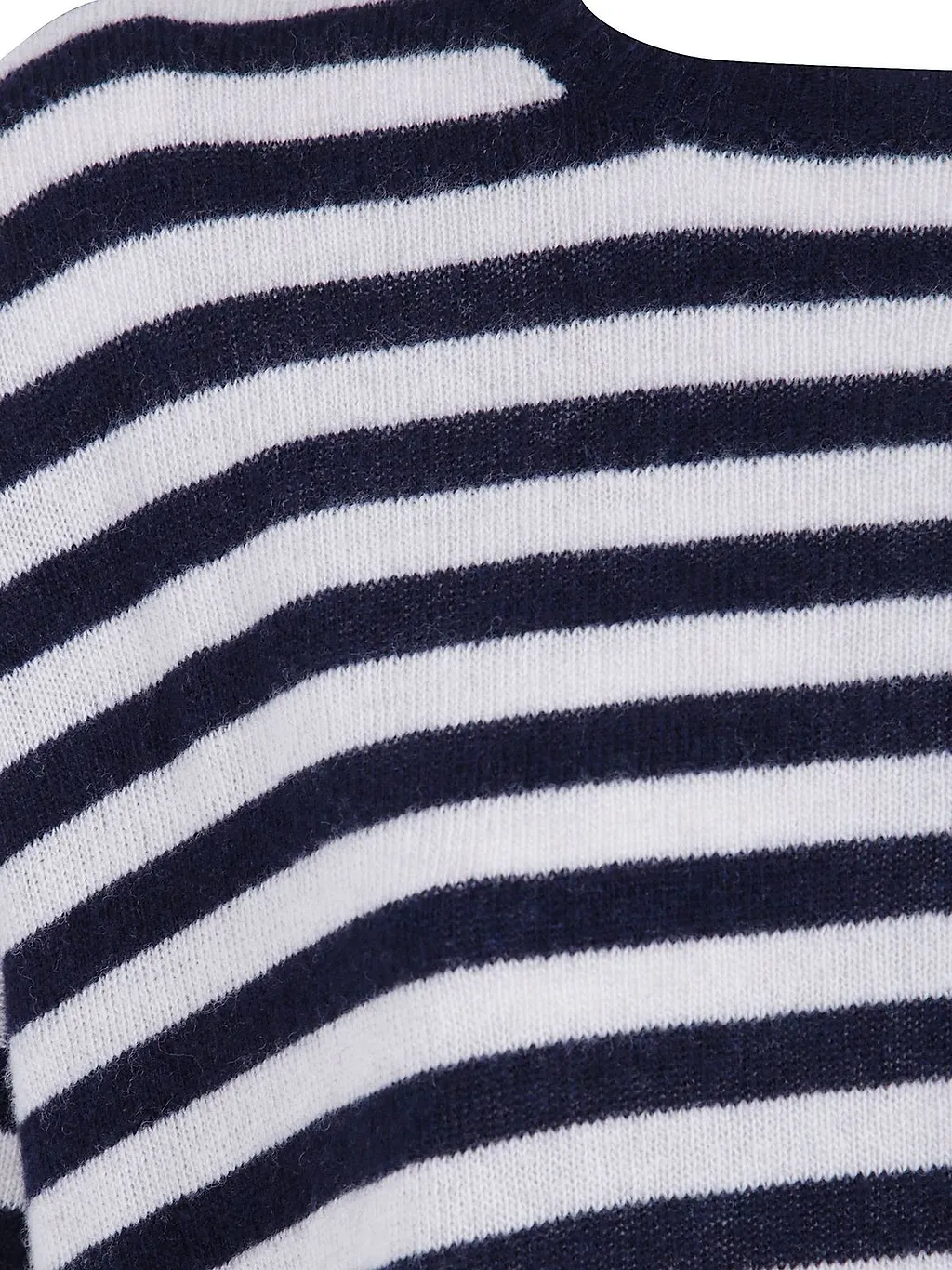 Base Striped Crew Neck Knitted Sweater