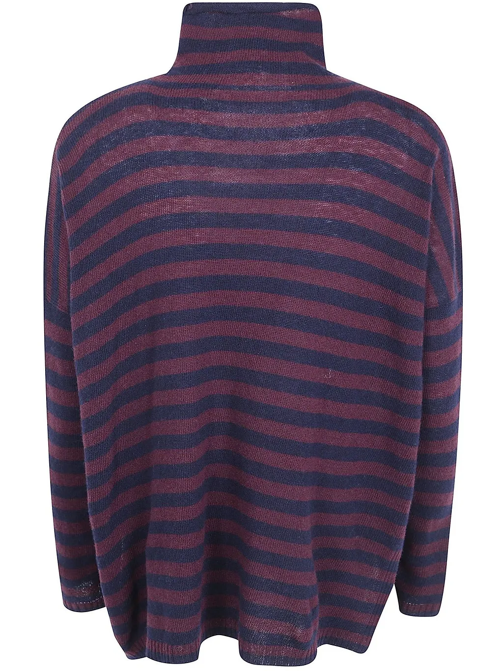 Base Striped Turtleneck Knitted Sweater