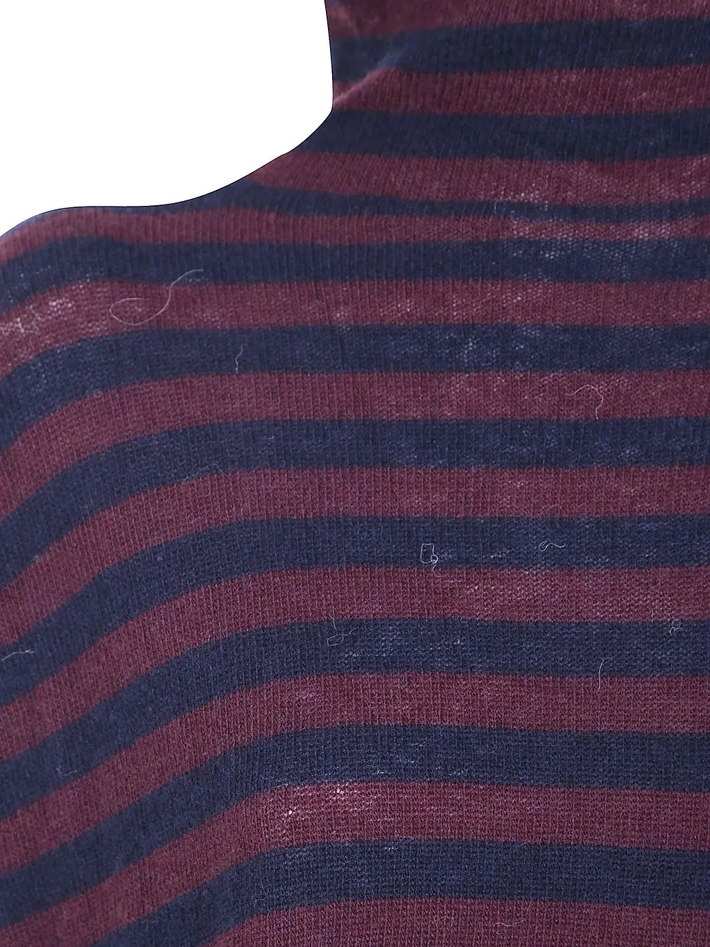 Base Striped Turtleneck Knitted Sweater