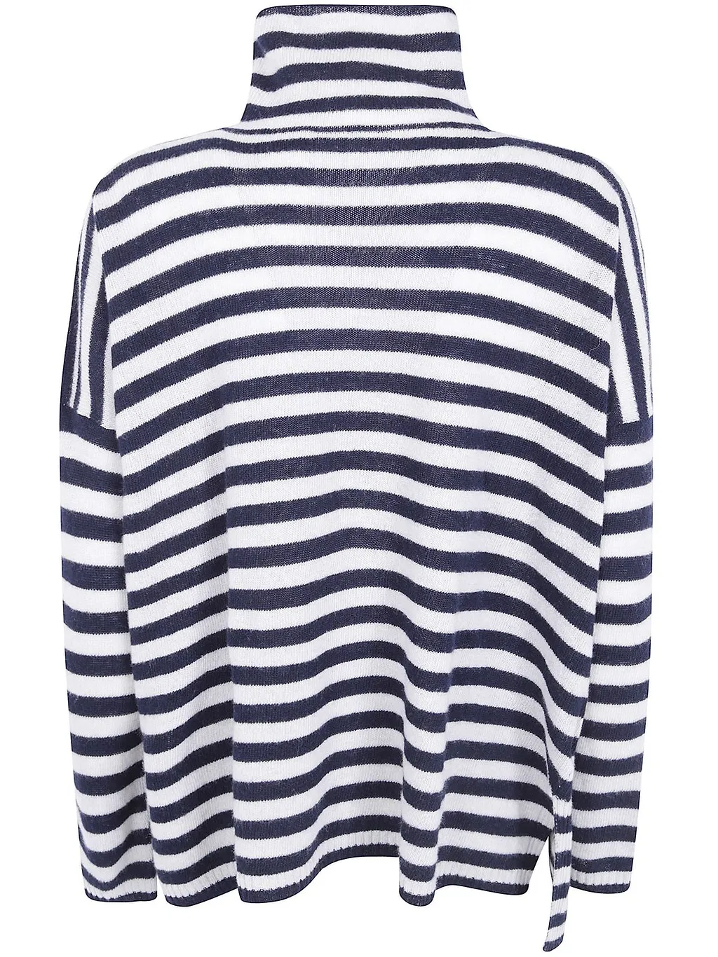 Base Striped Turtleneck Knitted Sweater