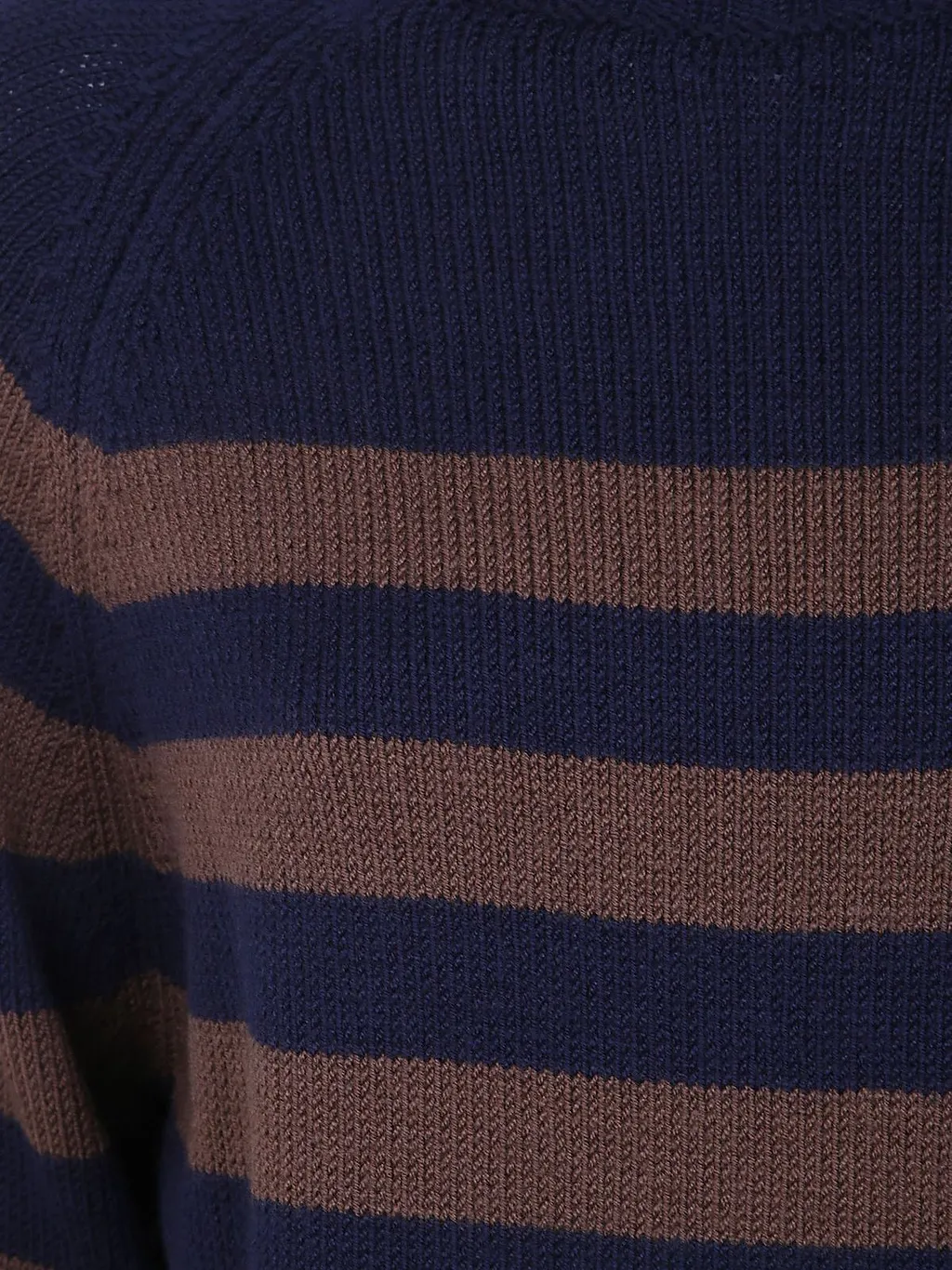 Base Striped Turtleneck Knitted Sweater